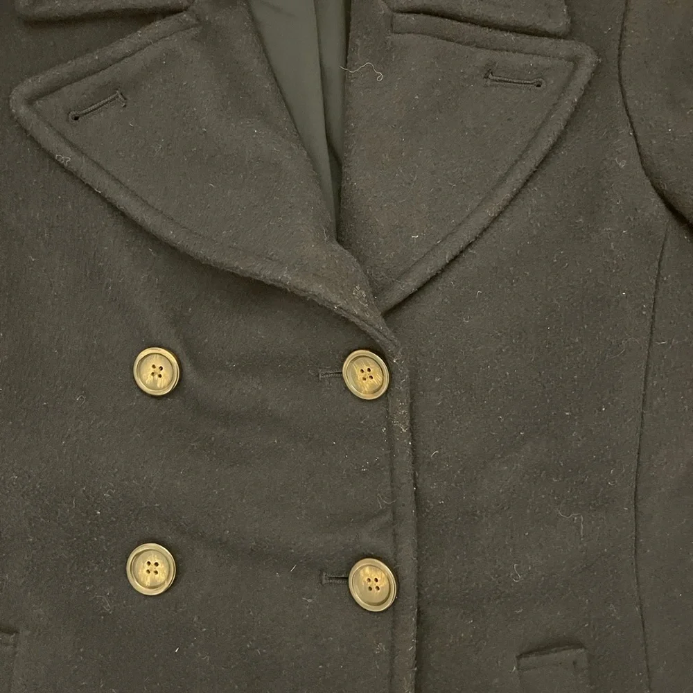 Old Navy Women's Navy Blue Pea Coat